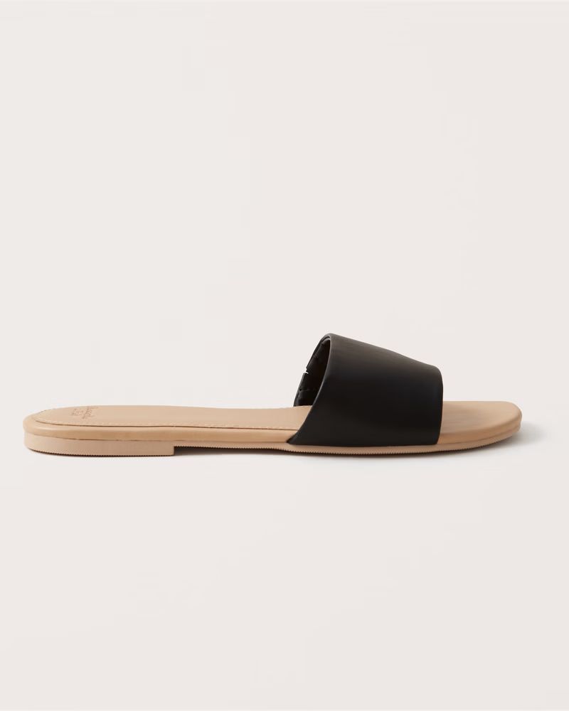 Single Strap Slide Sandals | Abercrombie & Fitch (US)