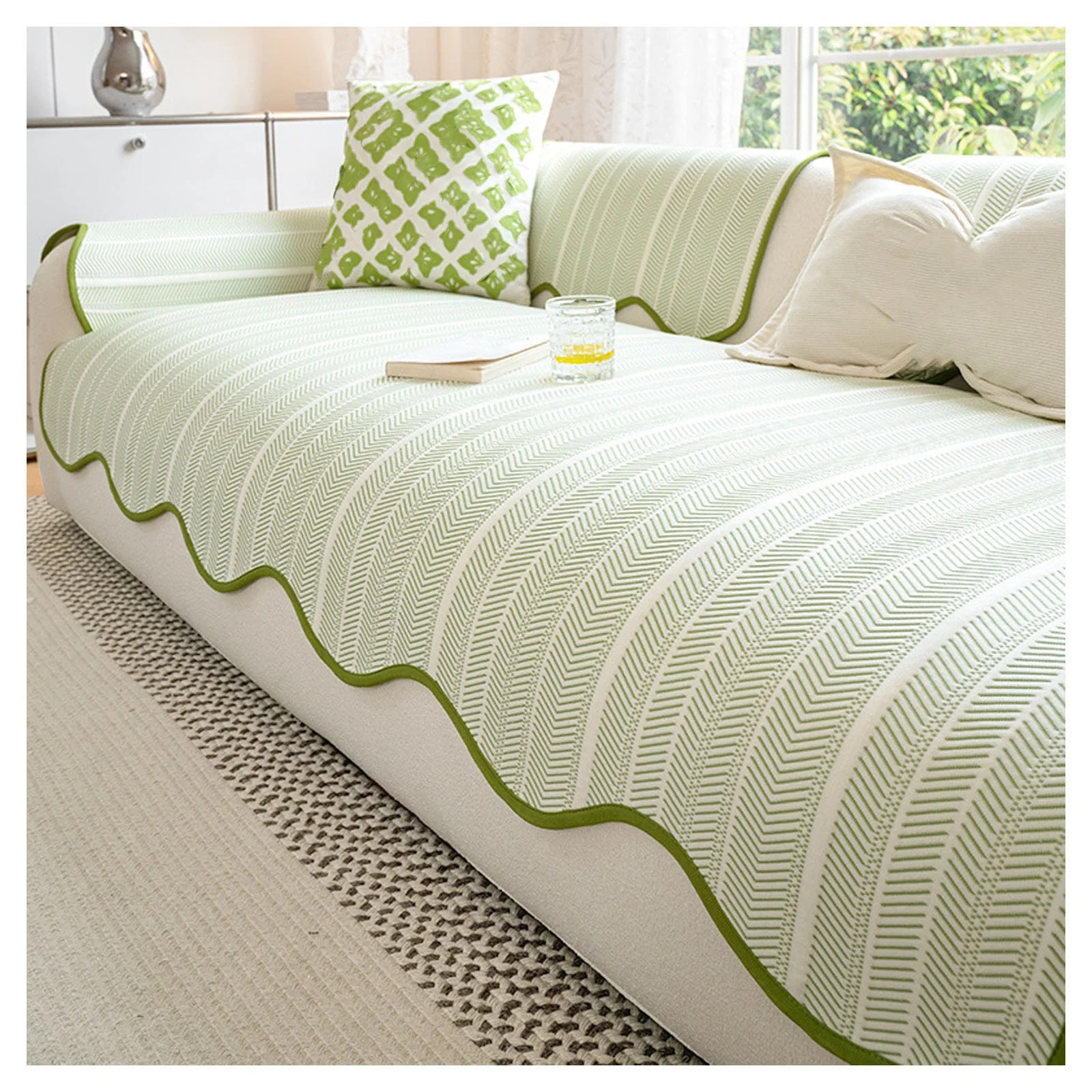 Sofa cover summer sofa cover, sofa seat cushion cover couch protector washable sofa protector, br... | Walmart (US)