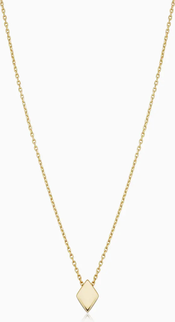14K Yellow Gold Sweet Diamond Pendant Necklace | Nordstrom