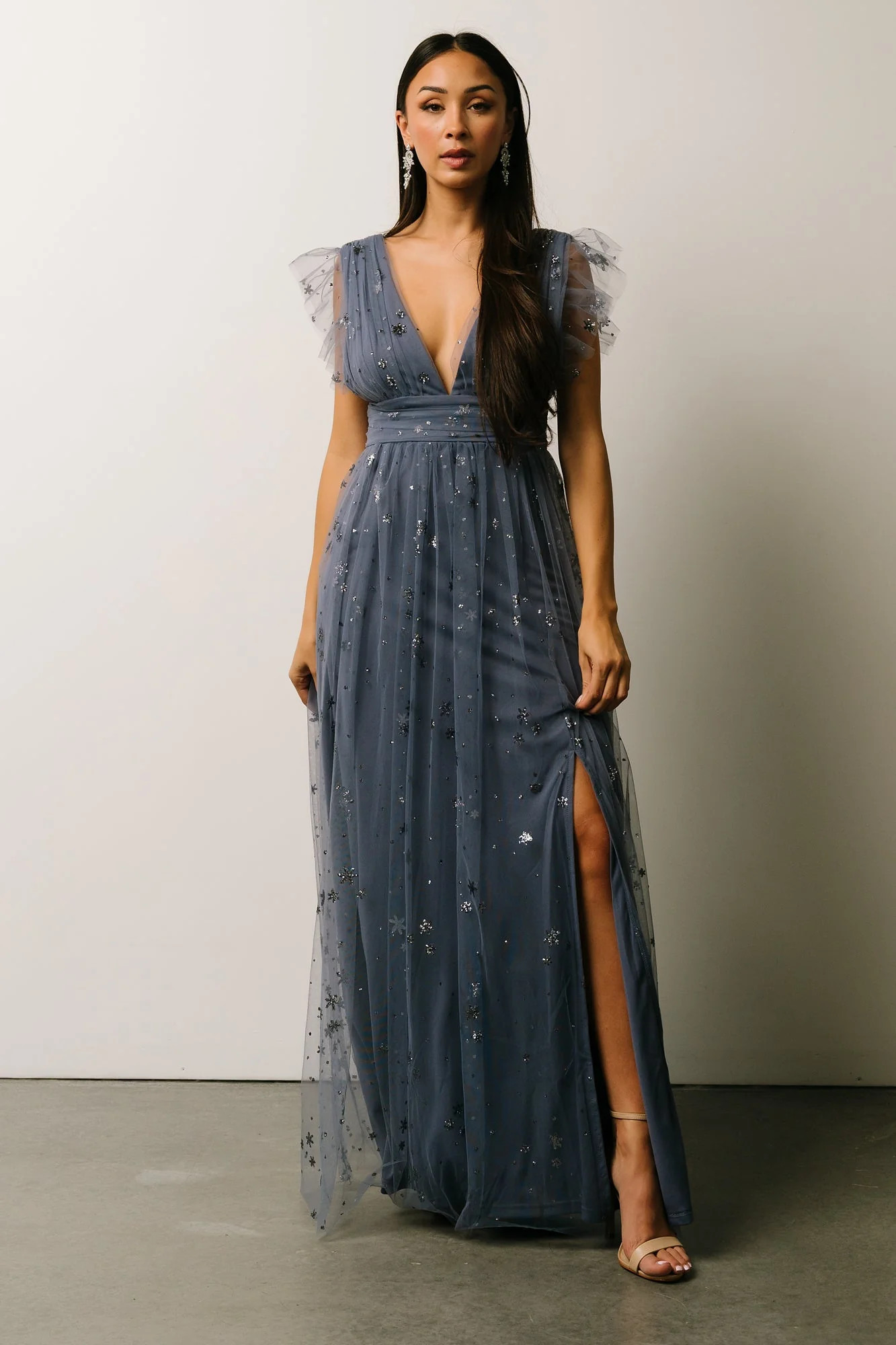 Nova Shimmer Maxi Dress | Baltic Born