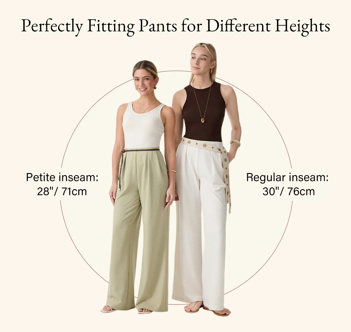 Linen-Like Wide Flare Pant with Pockets | OGLmove