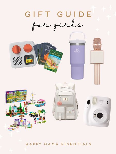 Gift guide for kids! I’m a mom of girls, but looking at these, you could choose a different color and easily grab these for your boys too!
Story & audio player, microphone, instant camera, tumbler, legos & backpack! 

#LTKCyberweek #LTKkids #LTKHoliday
