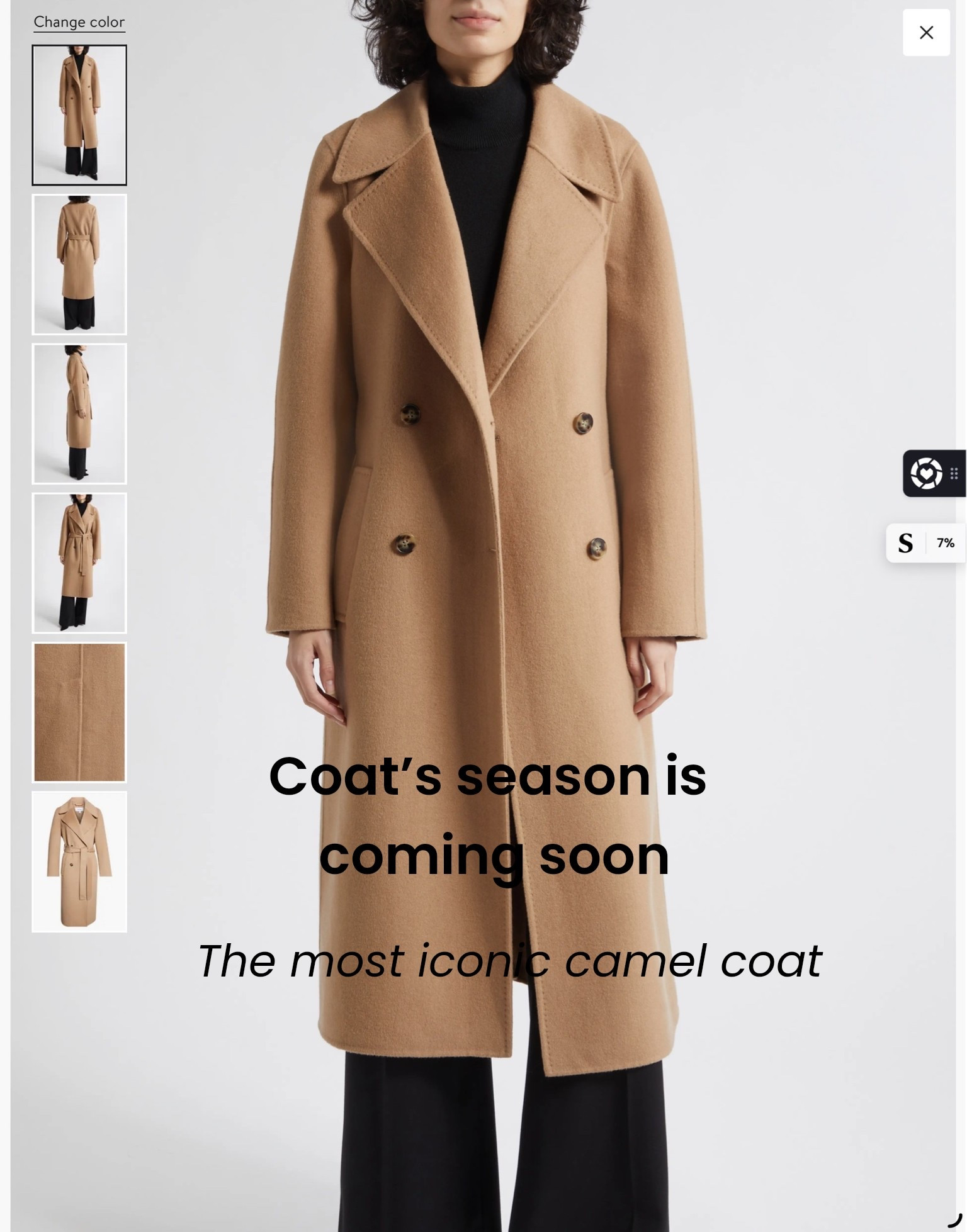 This iconic coat is timeless classic. If you want to elevate your look wear this coat. You can wear it with jeans, slacks sweats or leggings - you will still look chic. Is it time to update your look? Comment below.

#LTKfall #LTKover50style #LTKstyletip