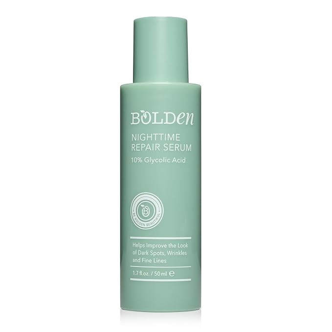 Bolden Nighttime Repair Serum | Facial Serum for Dark Spots and Discoloration | Ideal for Acne-Pr... | Amazon (US)