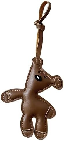 Brown Bear Bag Charm, Cute Bear Charm for Purse Handbags Bag Accessories Car Charms PU Teddy Bear... | Amazon (US)