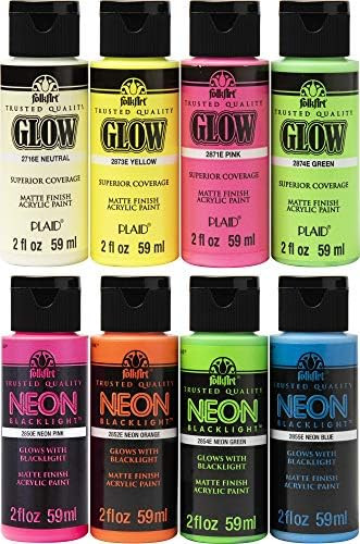 Neon Glow Paint Acrylic Set Of 8 | Amazon (US)