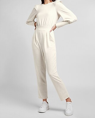 Cap Sleeve Lounge Jumpsuit | Express
