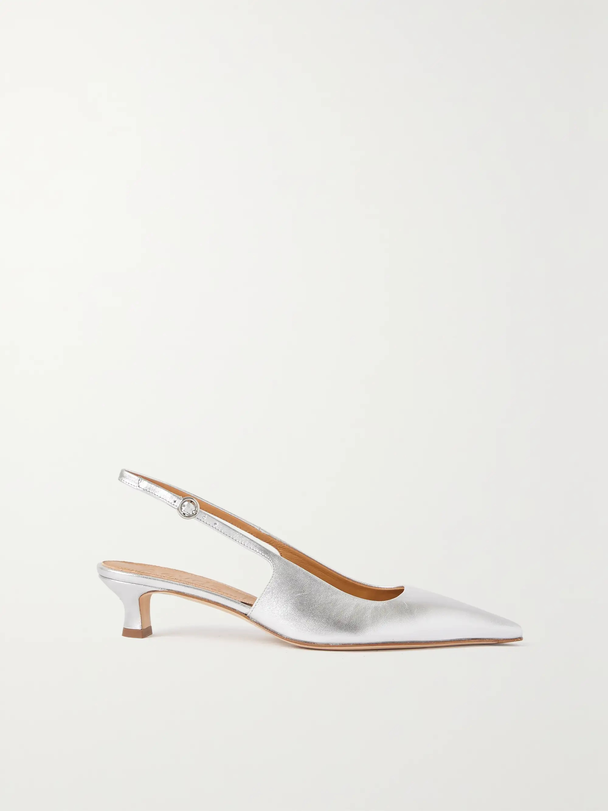 Catrina metallic leather slingback pumps | NET-A-PORTER APAC