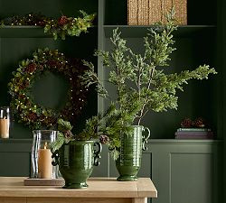 Faux Green Pine Branch | Pottery Barn (US)