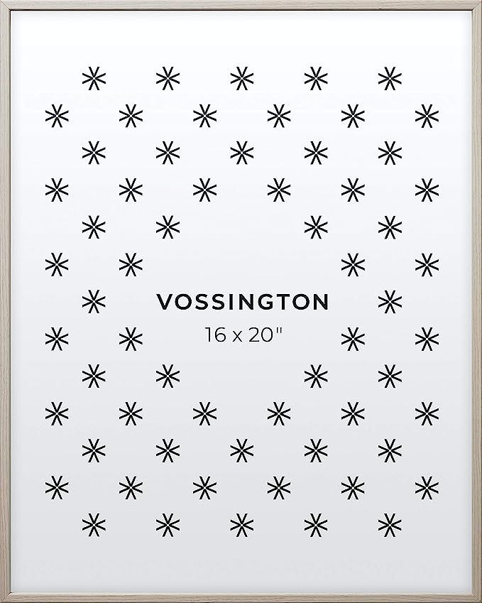 Vossington 16x20 Frame | Exclusive White Wood Picture Frame | 16 x 20 Inch | Thin Modern Look | Amazon (US)