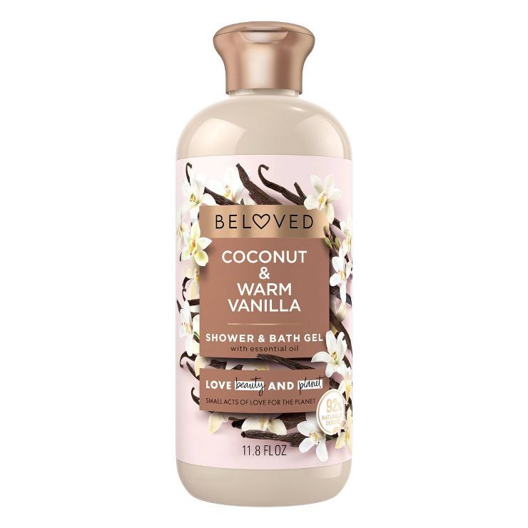 Beloved Coconut & Warm Vanilla Shower & Bath Gel Body Wash - 11.8 fl oz | Target