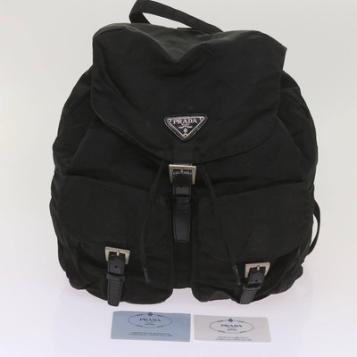 PRADA Backpack Nylon Black Auth bs12025  | eBay | eBay US