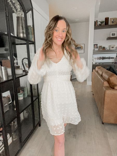 Whoever said diamonds are a girl's best friend obviously never met this dress! 💎👗 Seriously, this cream-colored beauty found on Amazon is the perfect wing-woman for any occasion. Whether you're swiping right on dating apps, swiping left on boring work clothes, or swiping up on your vacation wardrobe, this dress has got your back. Plus, with its flattering fit, textured fabric, and modest design, you'll be the belle of the ball at any event. Shop now and get ready to ditch those boring duds and embrace your new dress BFF. #bestdress #AmazonFashion #modestfashion #weddingguest #beachvacay 

#LTKstyletip #LTKunder50 #LTKFind