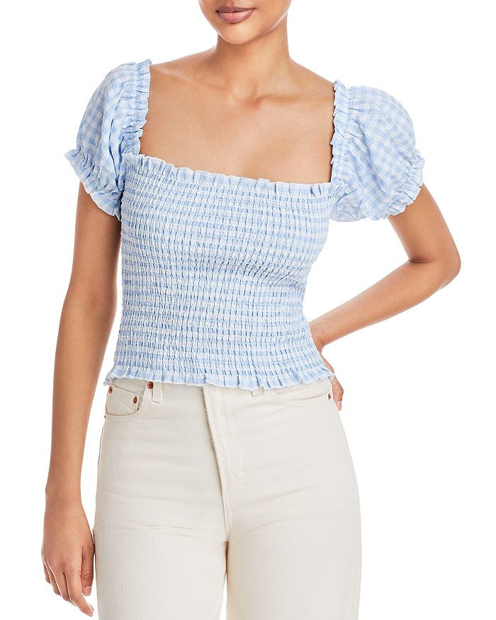 Smocked Puff Sleeve Top - 100% Exclusive | Bloomingdale's (US)
