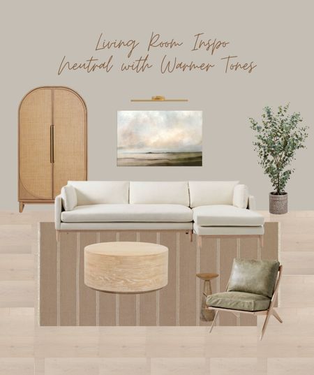 | Living Room Inspiration | Neutral with Warmer Tones

#livingroominspo #livingroomdecor #livingroomideas

#LTKhome