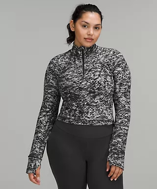 It's Rulu Run Cropped Half Zip | Women's Long Sleeve Shirts | lululemon | Lululemon (US)
