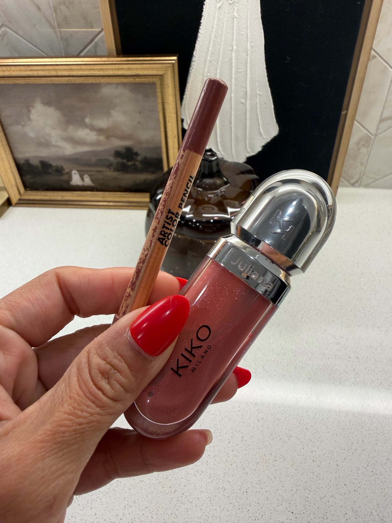 Go to lip combo 🙌🏽 pencil “wherever walnut” gloss number 32

#LTKBeauty
