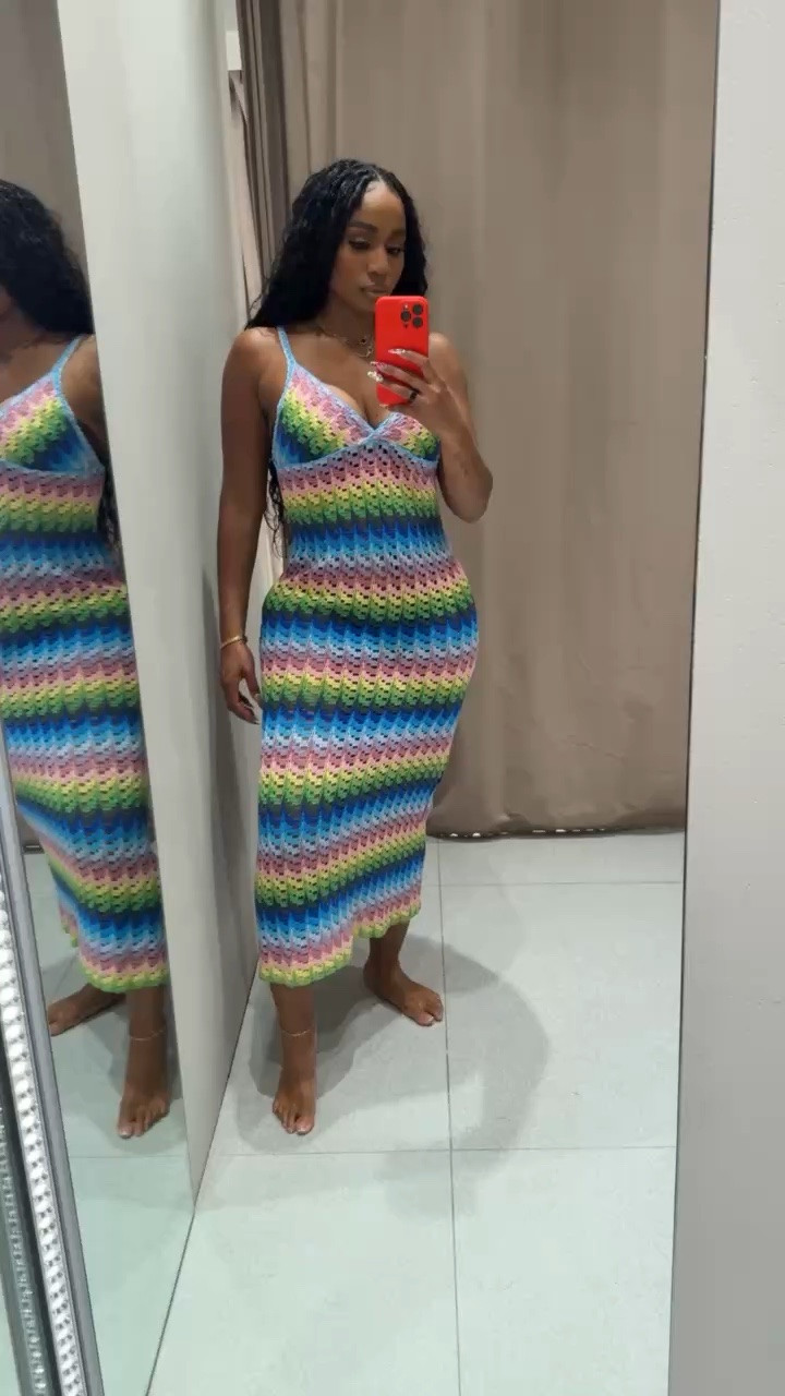 Colorful knit midaxi summer dresses are prefect for everyday casual outings!

#LTKootd #LTKMidsize