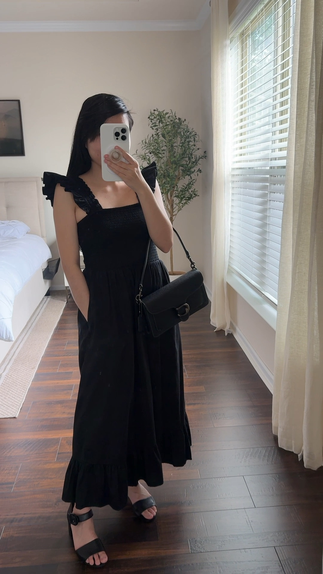 Found such a good Amazon dupe for the viral Hill House nap dress! 🖤 It has the same smocked top, classic silhouette,
and hidden side pockets that make it so comfortable for everyday summer wear. 🙌🏻 Since I’m petite, it fits more like a maxi on me. But it’s perfect for shopping days, brunch, or casual nights out. Linked it here with similar styles! ☺️ #SummerDress #SummerFashion #OOTD

#LTKPetite #LTKSaleAlert #LTKootd