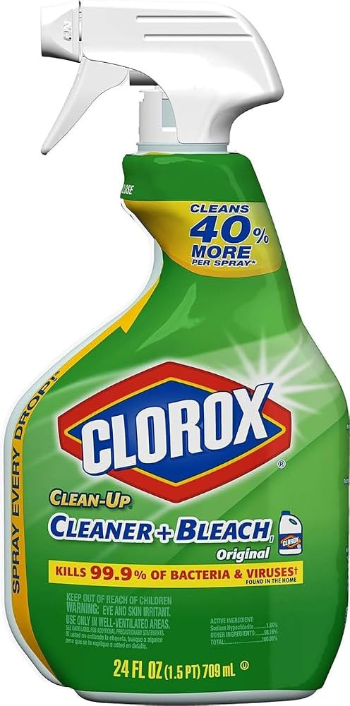 Clorox Company Clorox Clean-Up All Purpose Cleaner Spray Bottle With Bleach Original, 24 Fl Oz | Amazon (US)