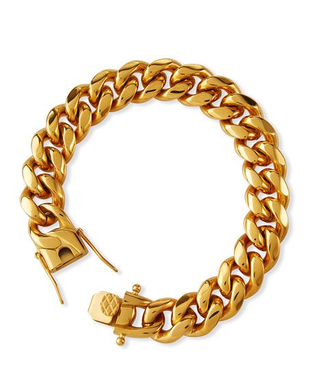 Ruth Curb Chain Bracelet, 12mm | Neiman Marcus