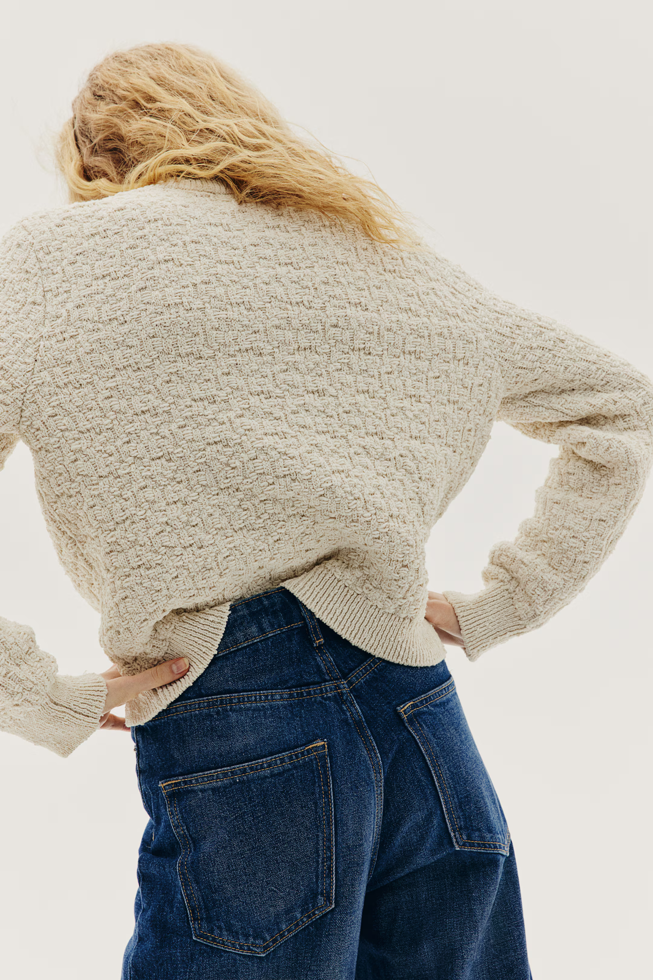 Textured-Knit Cardigan | H&M (US + CA)
