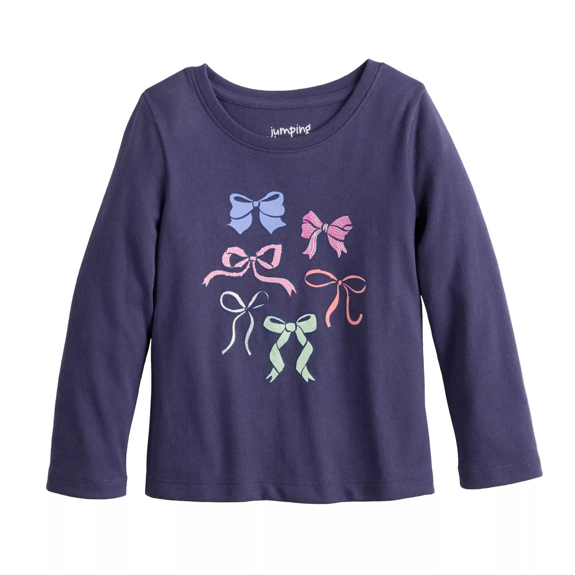 Baby & Toddler Girls Jumping Beans® Halloween Graphic Long Sleeve Tee | Kohl's