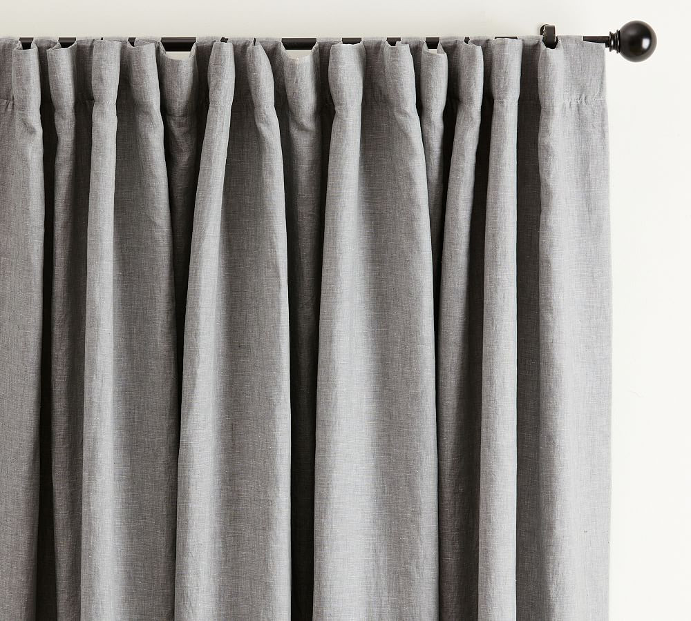 Belgian Flax Linen Curtain | Pottery Barn (US)