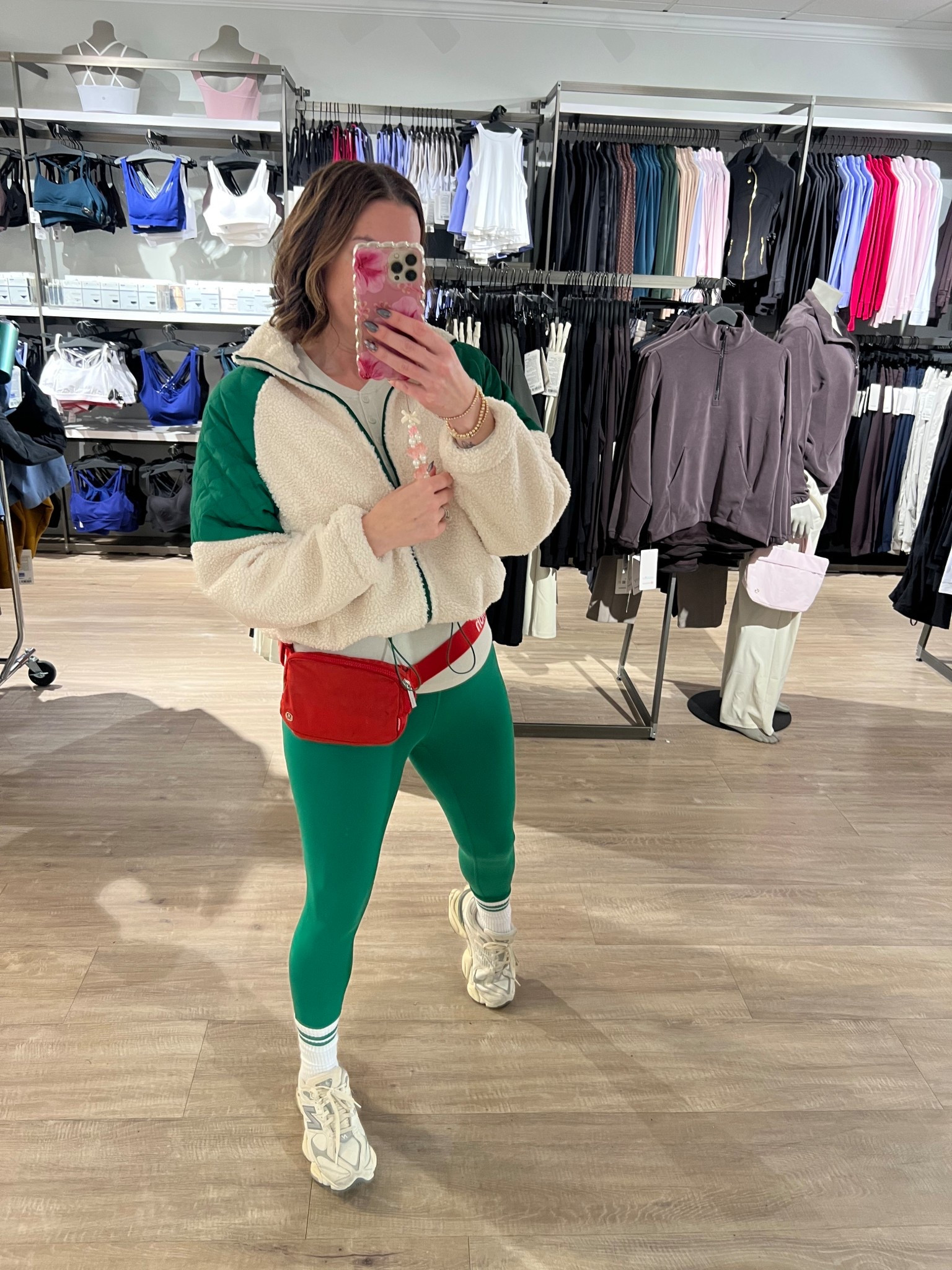 Aerie fleece a perfect match with lululemon race green leggings! 

#LTKActive #LTKStyleTip #LTKMidsize