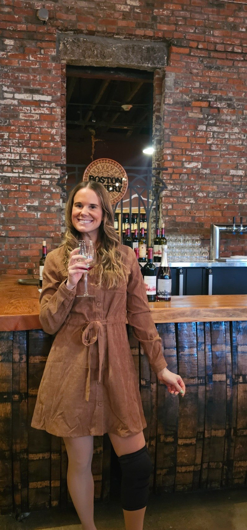 Wine with the girls. On sale lulus dress. 

#LTKootd #LTKSaleAlert #LTKSeasonal