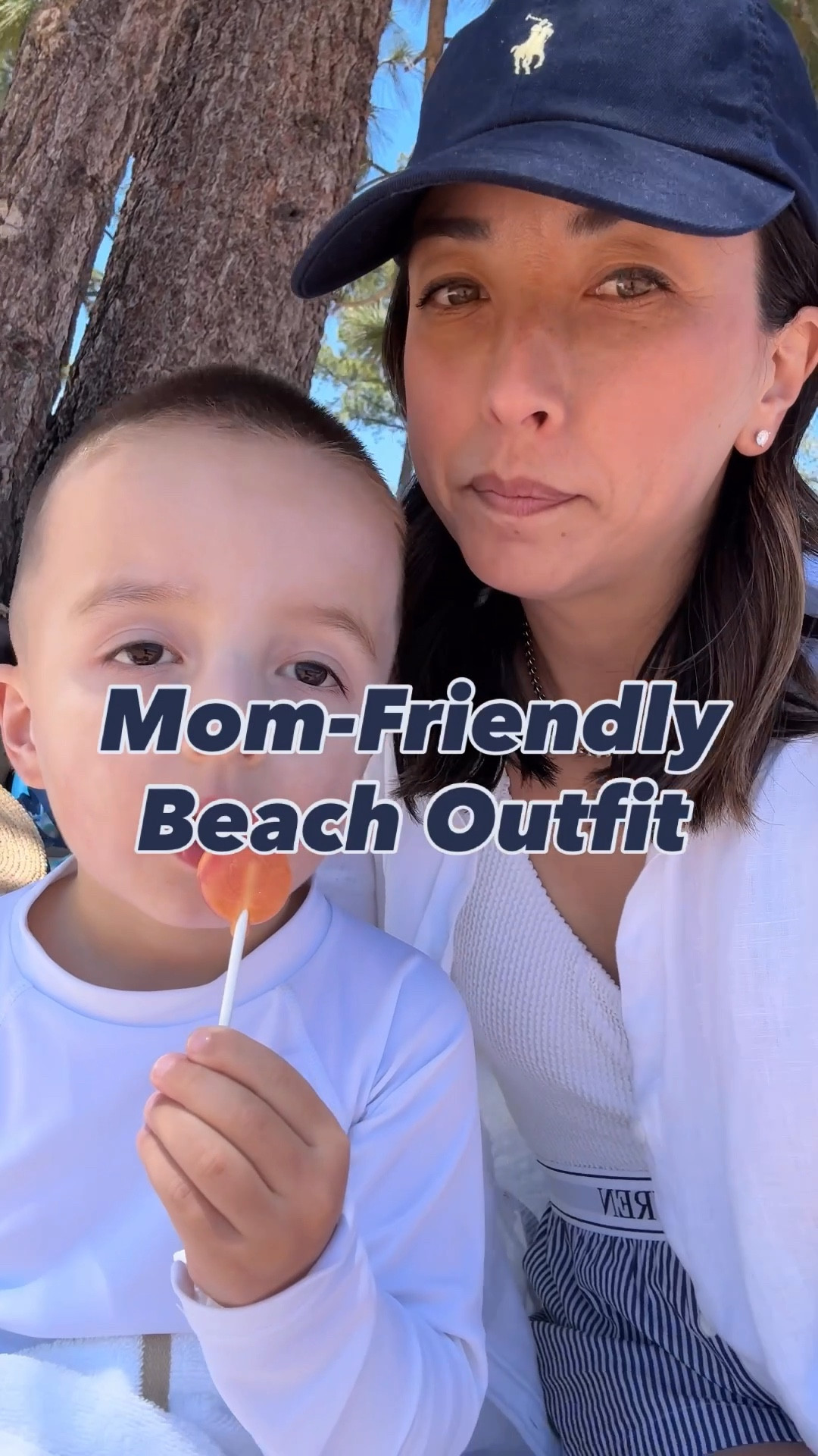 Mom-friendly beach outfit. The Frank & Eileen linen shirt is my favorite! It's relaxed and so effortless. It's pricey, so I linked the Gap one. Just make sure you size up. 

Frank & Eileen Shirt xs
J.Crew one piece 2
Polo shorts small
Polo Ralph Lauren hat
Dorsey James necklace 15"
Blue Nile earrings

#LTKPetite #LTKSwim