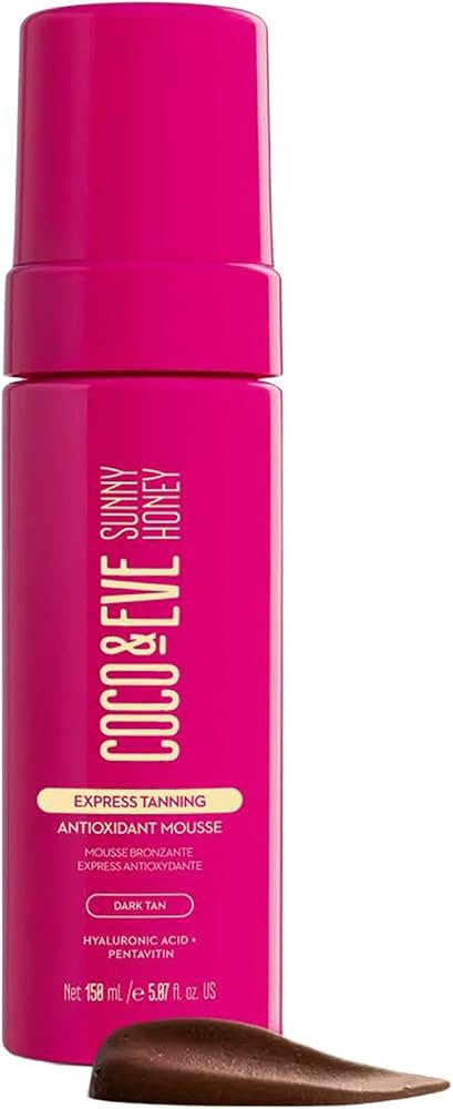 Coco & Eve Express Self Tanning Mousse - 1 Hour Streak-Free Hydrating Sunless Tanning Mousse, Fas... | Amazon (US)