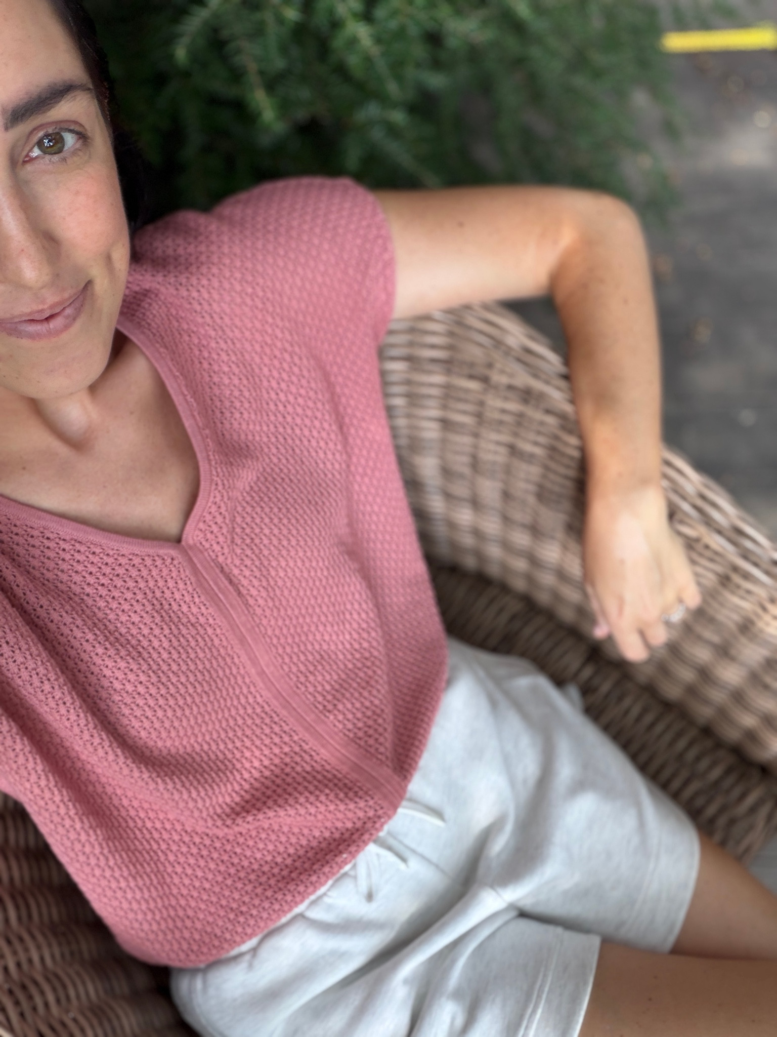 The Varley set I have been living in. The knit top is that perfect dusty rose and the shorts are high-rise with a 3.5" inseam — comfortable enough for errands, polished enough to meet friends after.

summerstyle, varley, activewear, fashion finds,

#LTKootd #LTKmomlife #LTKActive