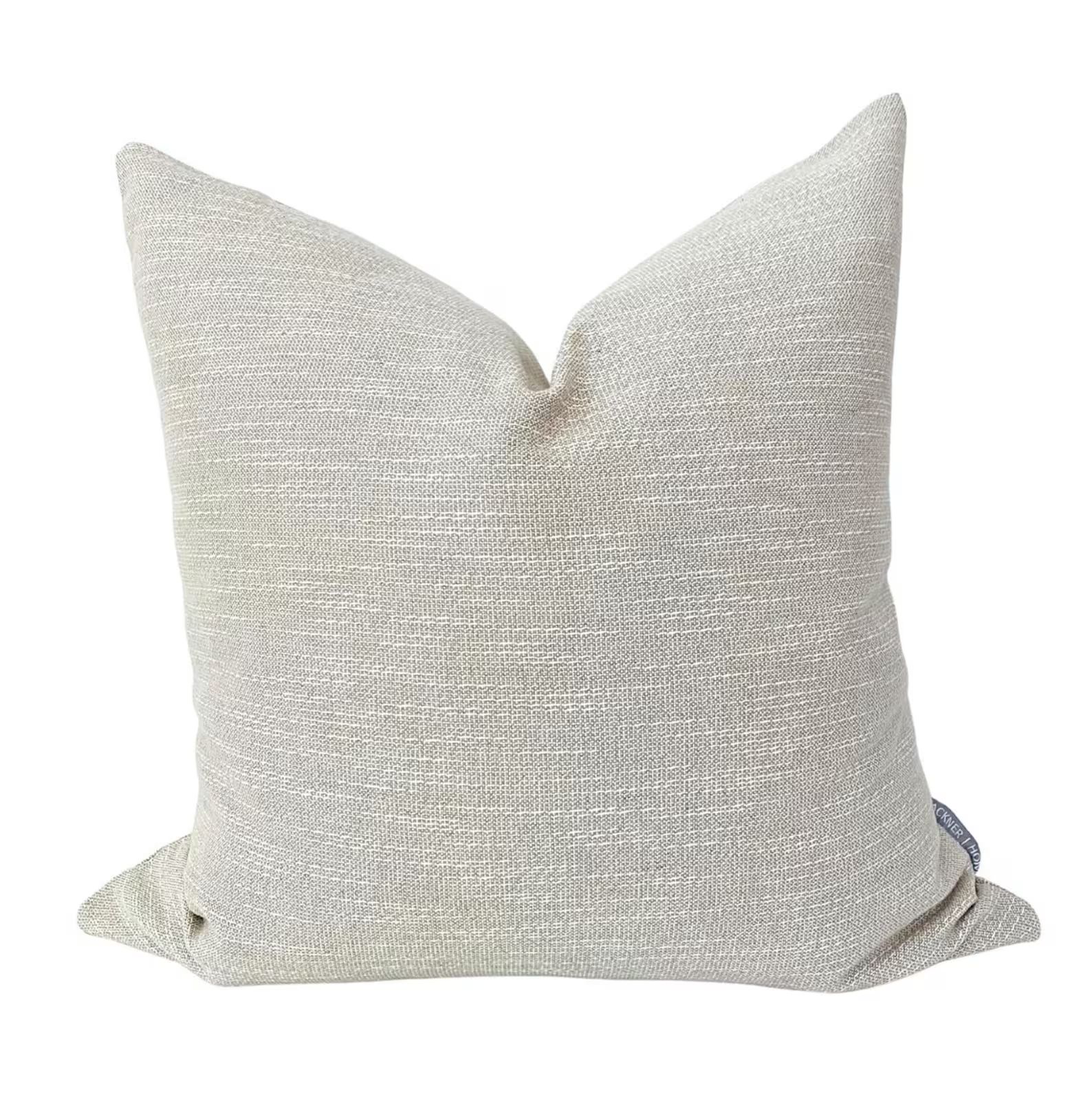 Texture Linen  Beige Pillow Cover Tan Pillow Decorative | Etsy | Etsy (US)