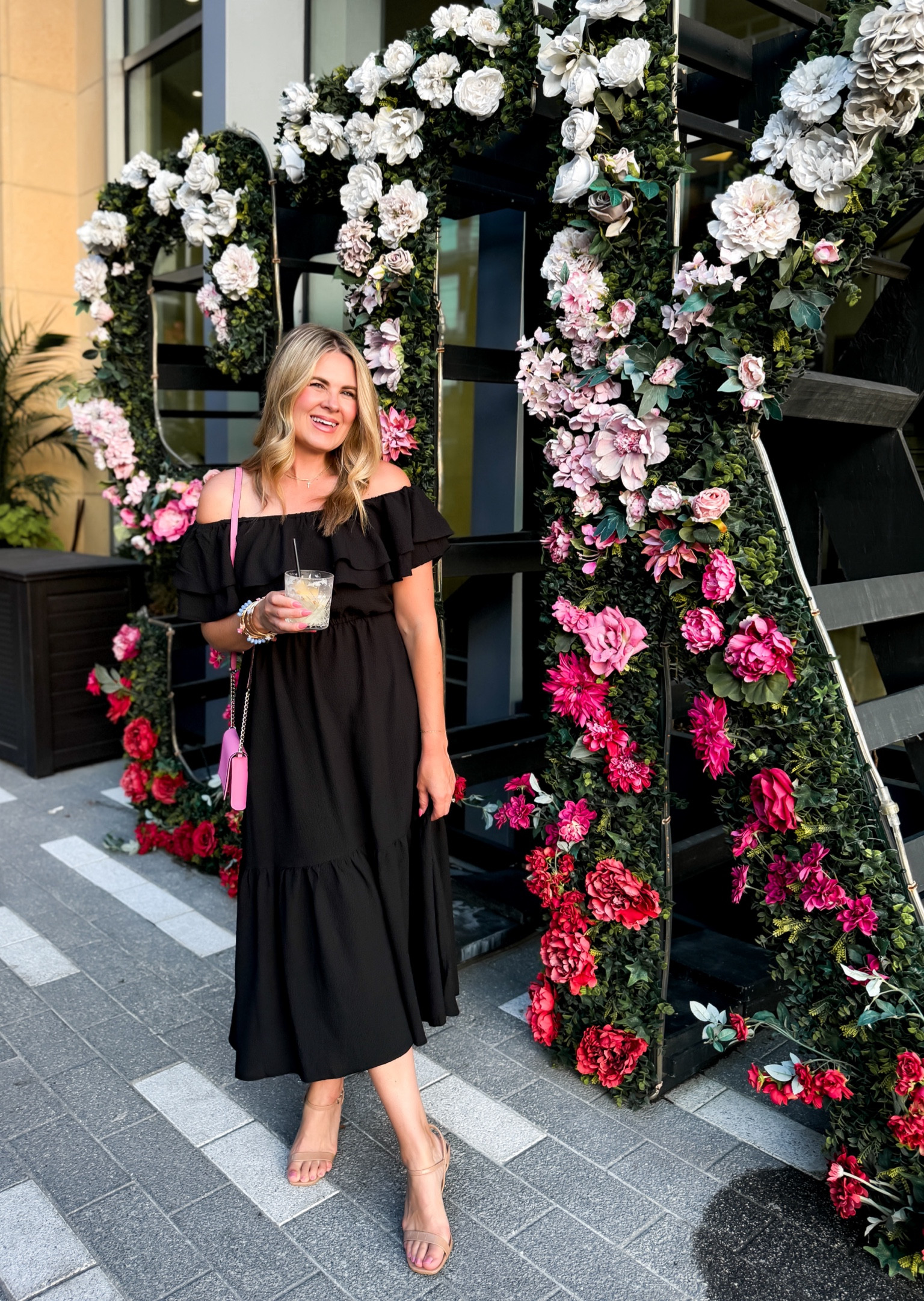 Had the best time at STK Summer Solstice  Party in Nashville. This dress is Walmart and sold out in black but also comes in a fun summer print that is perfect for a vacation dress or date night. 

#LTKFindsUnder50 #LTKOver40 #LTKxWalmart