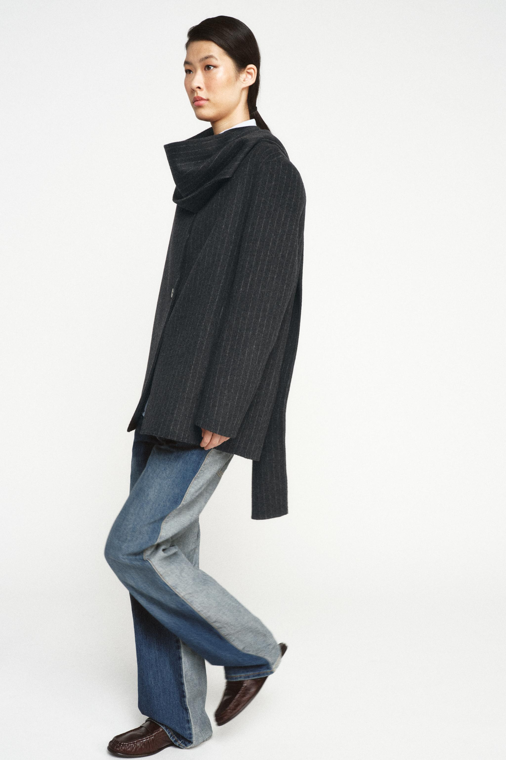 ZW COLLECTION WOOL BLEND SCARF BLAZER | Zara AU