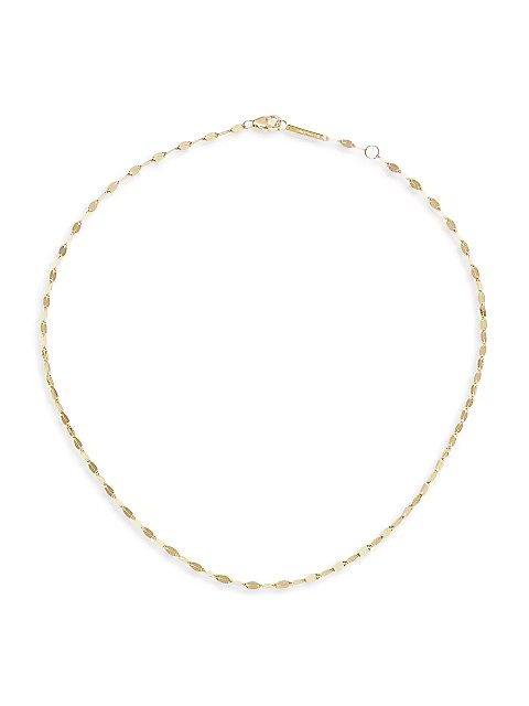 Mega Gloss Blake 14K Yellow Gold Choker Necklace | Saks Fifth Avenue