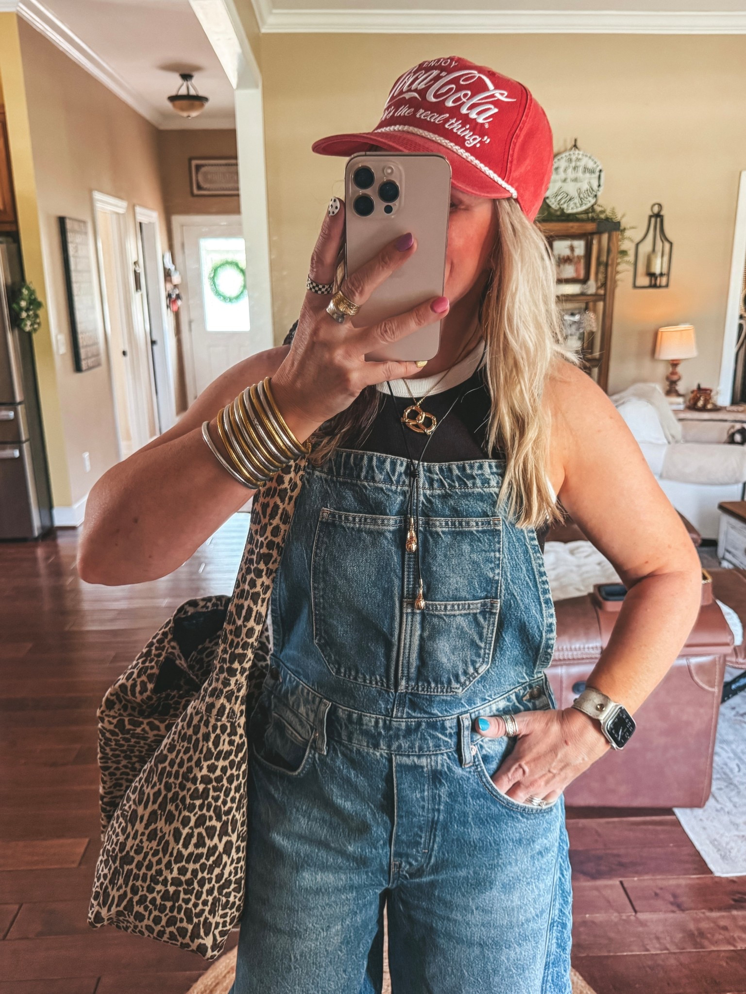 Pretzel necklace is @kcchicdesigns save 40% w code MANDIE
OVERALLS M
TANK M


#LTKootd #LTKmomlife #LTKOver40