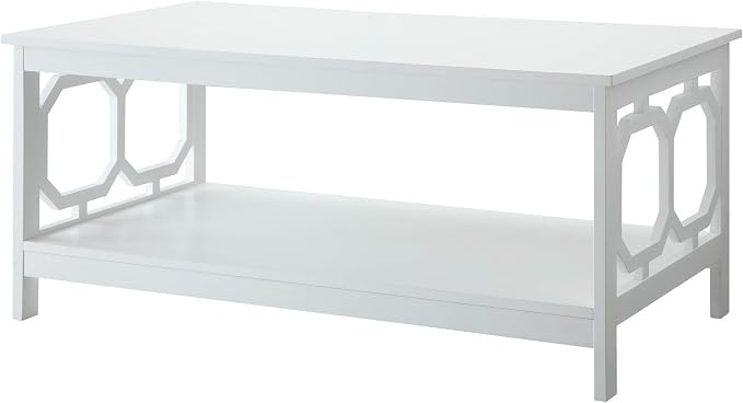 Convenience Concepts Omega Coffee Table, White | Amazon (US)
