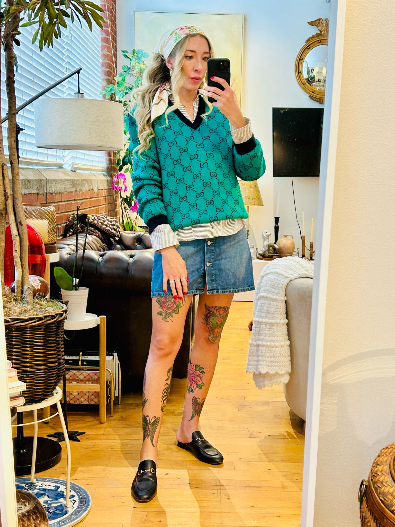 Mixing prints and patterns is Gucci 

#LTKSeasonal #LTKshoecrush #LTKstyletip