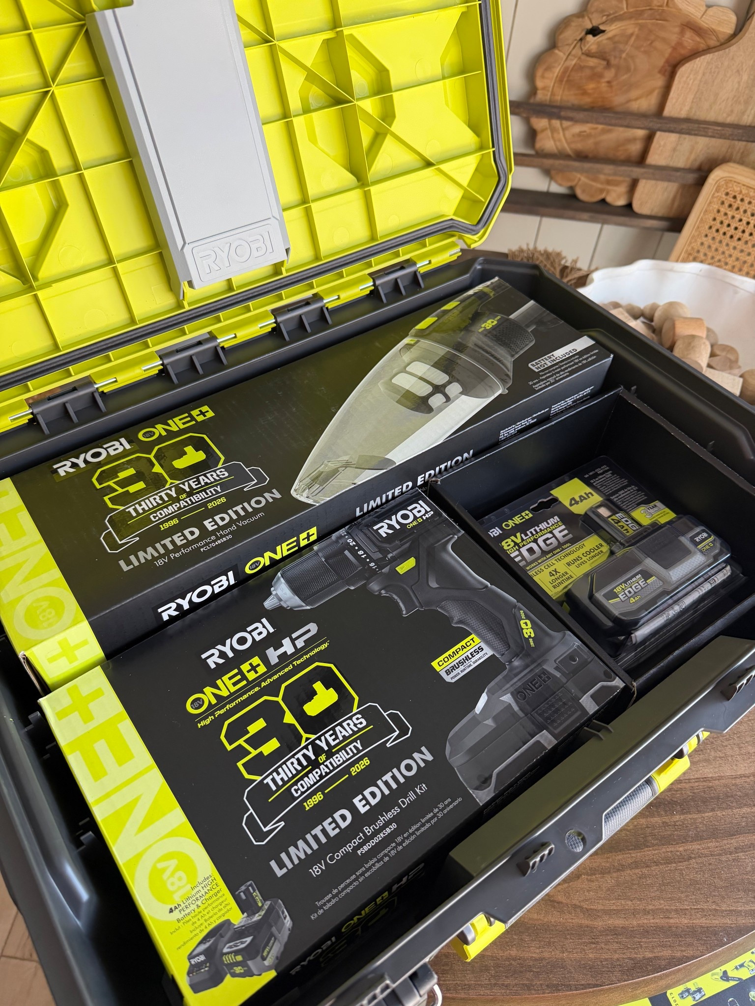 Limited edition black ryobi tools 🛠️ waiting for the hand vac to go live on the website, I’ll edit this when it does! #tools #ryobi 

#LTKHome