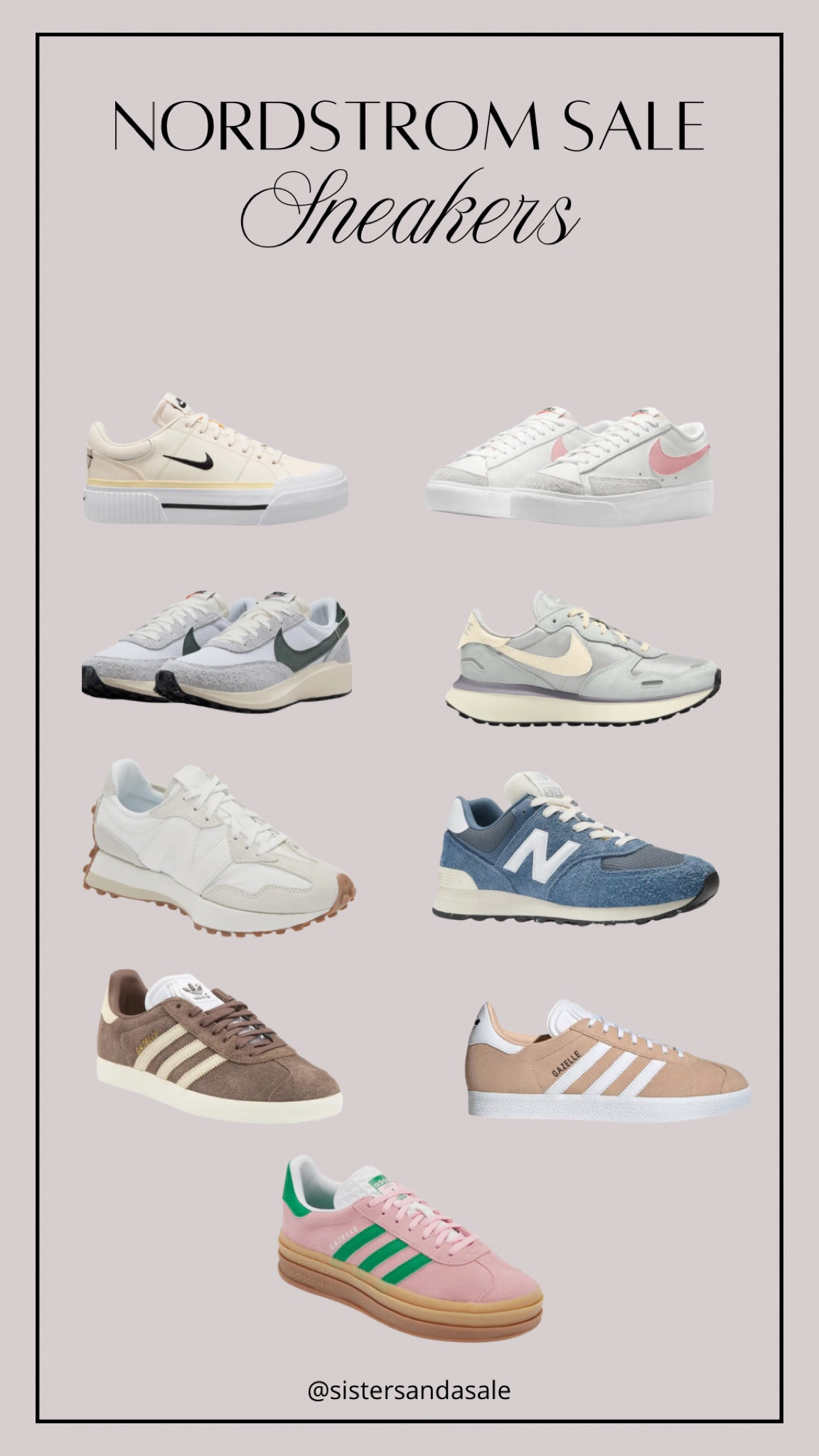 Nordstrom Anniversary Sale: Sneakers

New balance, Nike, adidas, adidas gazelle 

#LTKShoeCrush #LTKSummerSales #LTKxNSale