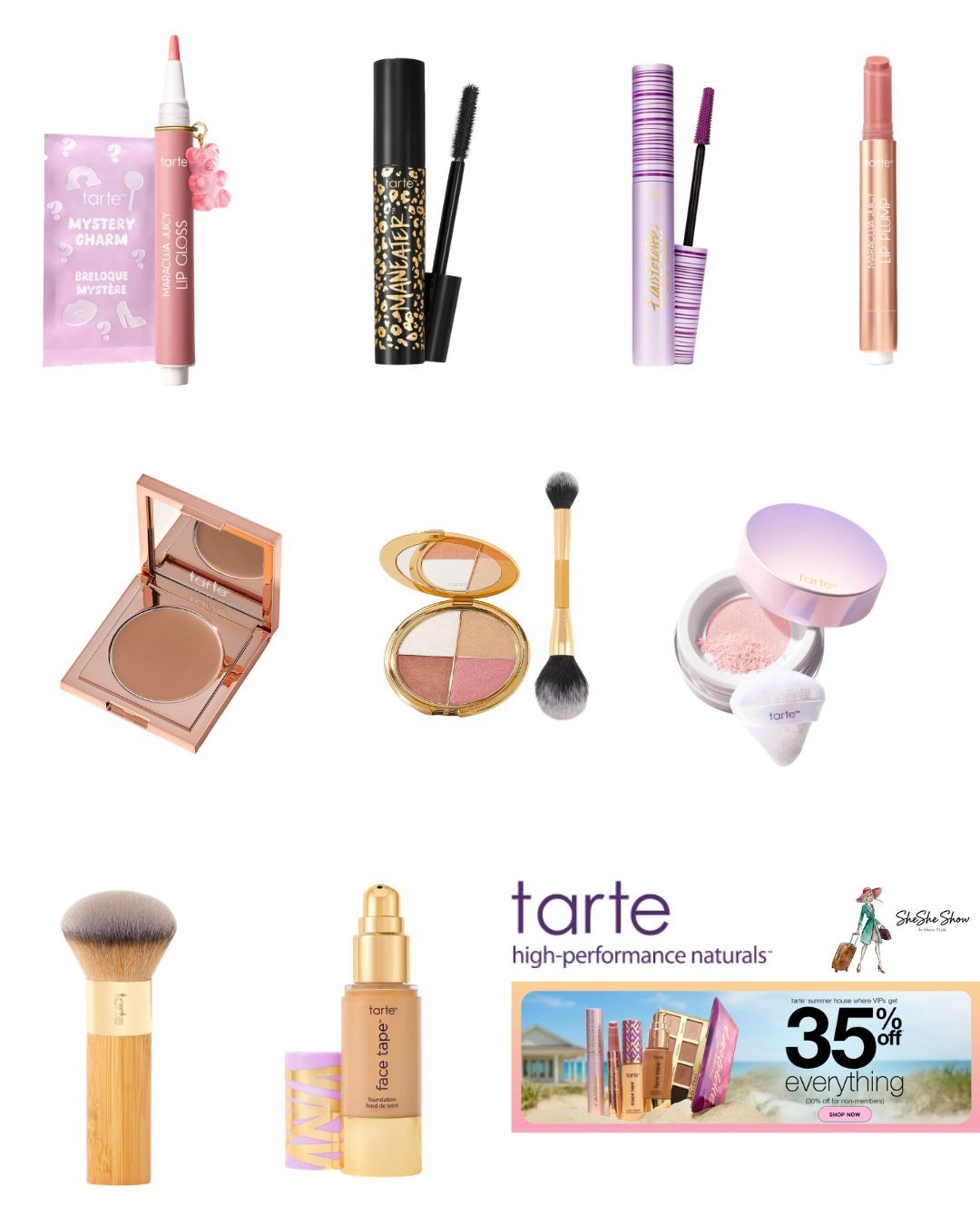  SALE 35% everything Tarte
My new favorite is the Shape Tape Blur Concealer 
Mascara, under eye cover, concealer, eyeliner, eyeshadow, makeup brushes, highlighter, blush, bronzer and more. 

 

#LTKSpringSale #LTKSaleAlert #LTKOver40