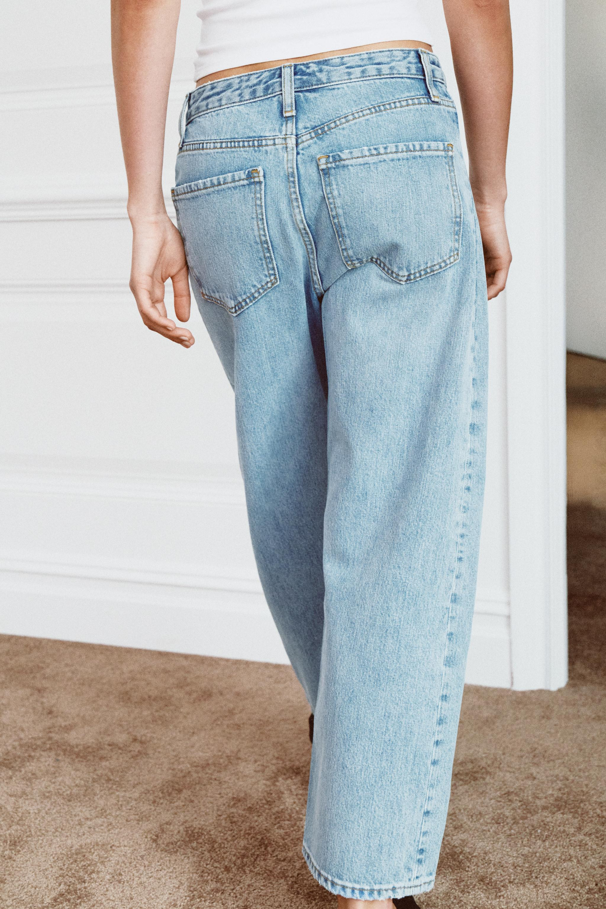 ZW COLLECTION MID-RISE RELAXED ANKLE JEANS | Zara IT
