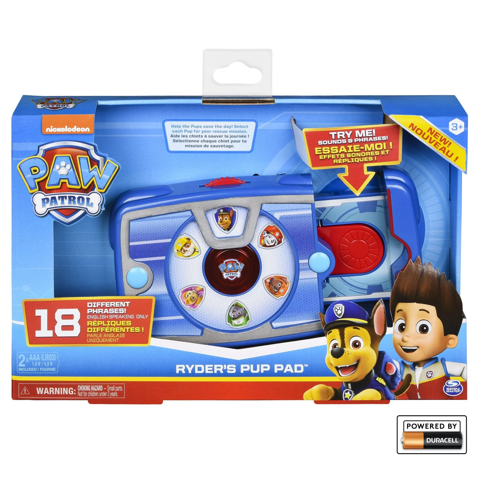 PAW Patrol, Ryder’s Interactive Pup Pad with 18 Sounds and Phrases, for Kids Aged 3 and up - Wa... | Walmart (US)