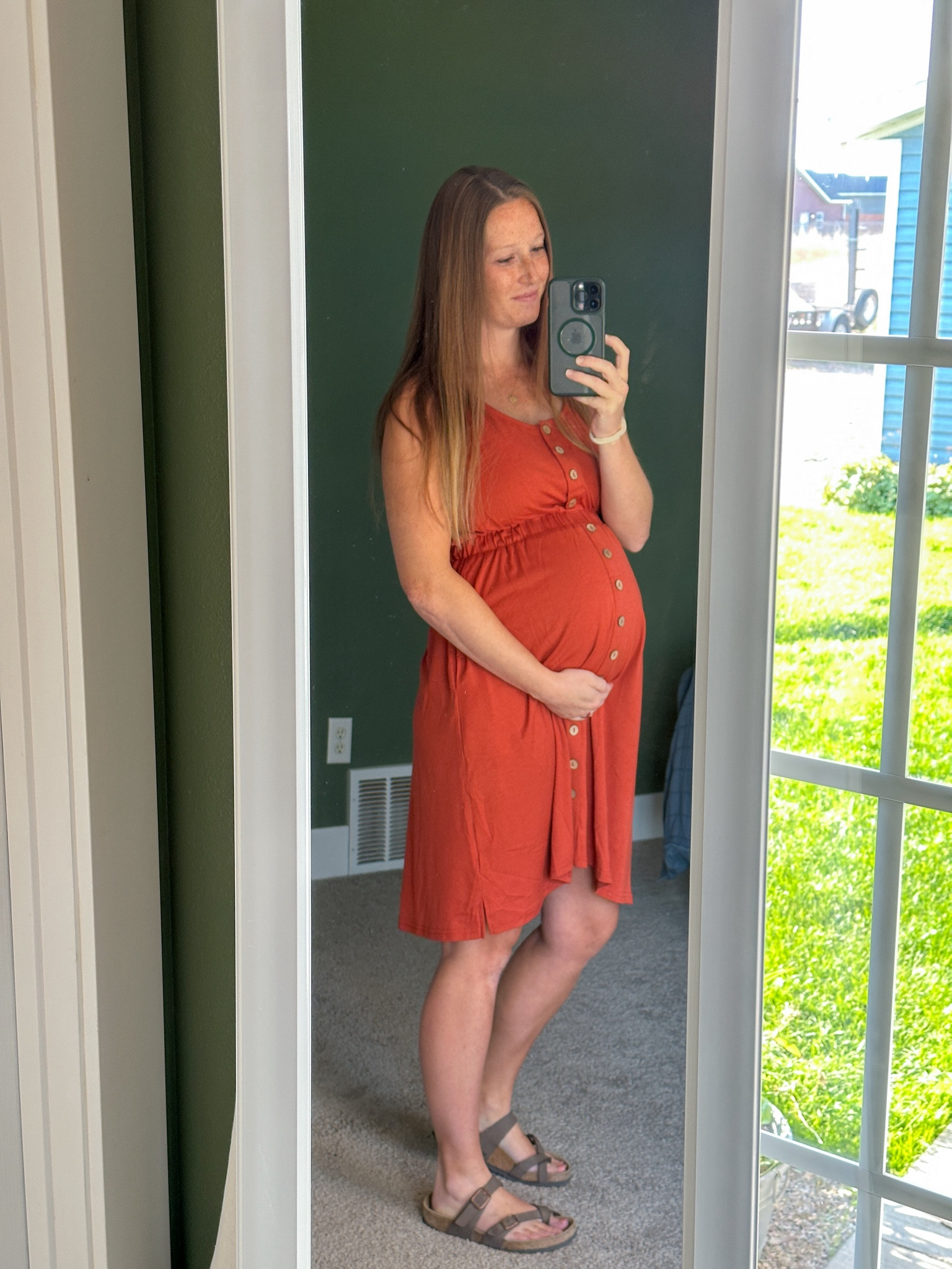 comfy fall dress - bump friendly! 

#LTKBump #LTKSeasonal #LTKFindsUnder50