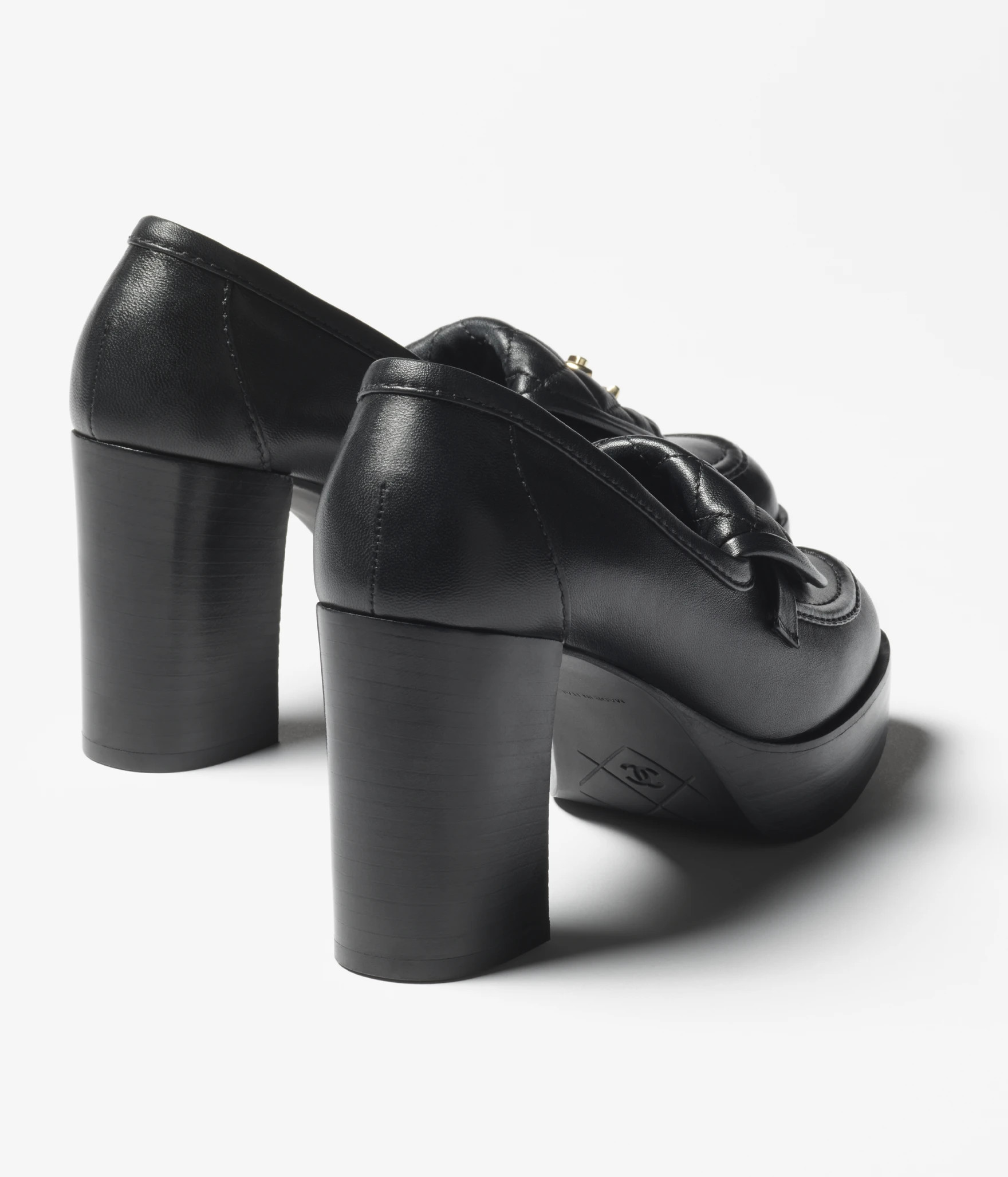 Moccasins - Lambskin, black — Fashion | CHANEL | Chanel, Inc. (US)