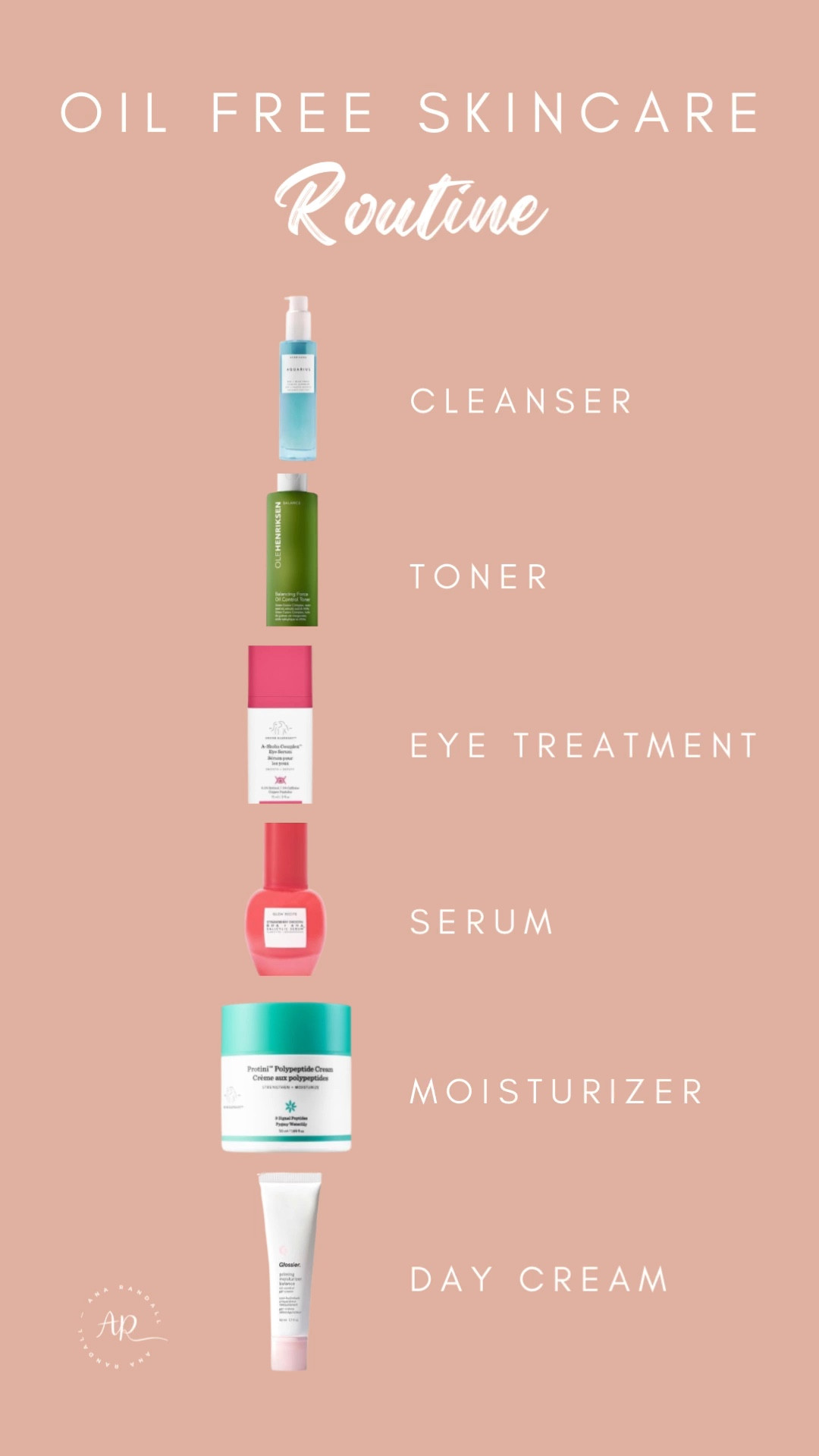 My Daily Go To Skincare Products!
Cleanser, Toner, Eye Treatment, Serum, Moisturizer & Day Cream 👌🏻
I prefer cleaner options that shows a good score on the EWG scale for toxicity! 


#LTKunder100 #LTKbeauty #LTKFind