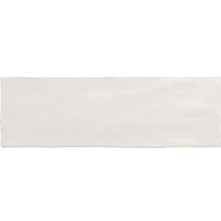 Apollo Tile White 2.58 in. x 8 in. Polished Ceramic Subway Tile (5.38 sq. ft./Case)-La Riviera Bl... | The Home Depot