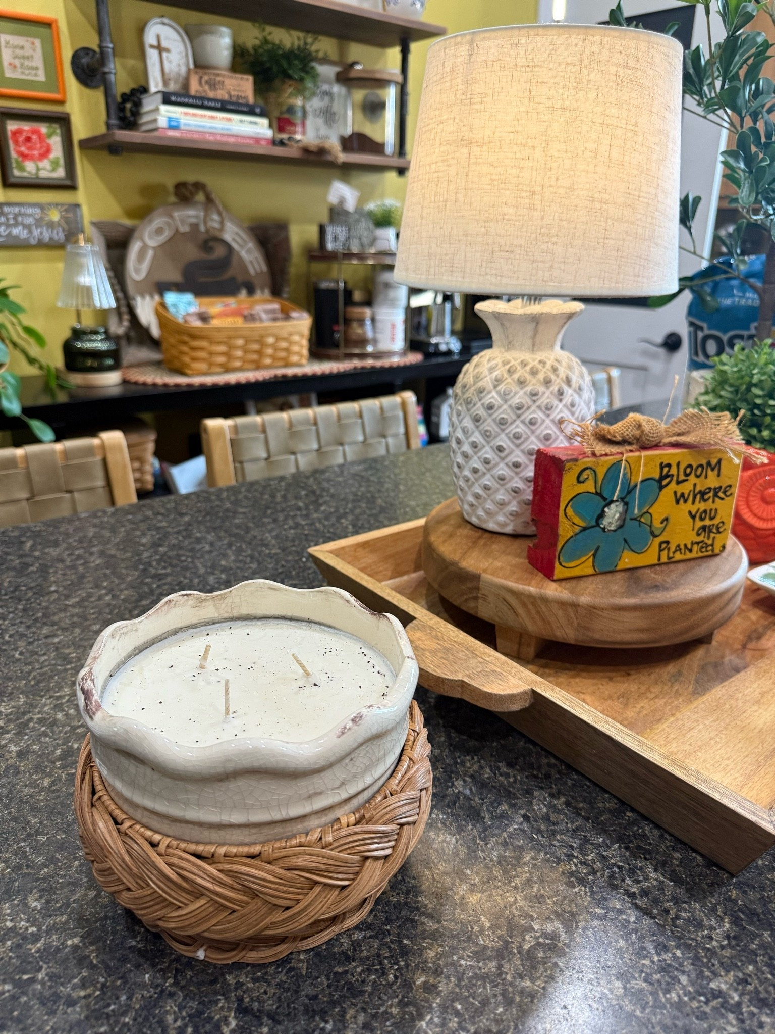I just got this candle and it smells amazing without even lighting it. One of my fav brand candles too. I also love my lamp that has a remote and chargeable lightbulb.

#LTKHome